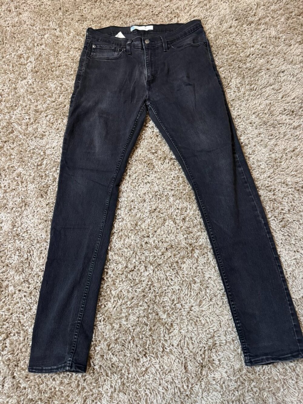 Vintage Levi's Signature Skinny 36x34 Men's Jeans Black